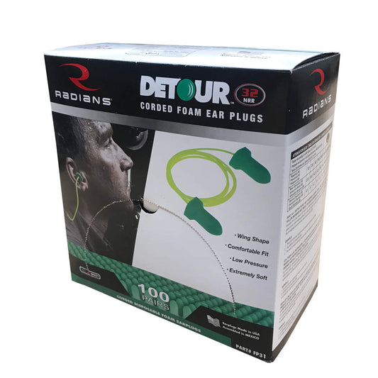 Radians Detour® 32 Disposable Foam Earplug