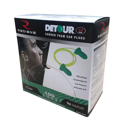Radians Detour® 32 Disposable Foam Earplug