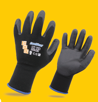 EPP 110: COOLVENT 15 Guage breathable PU coating Gloves